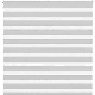 zebragardin lysegrå 145x150 cm stofbredde 140,9 cm polyester