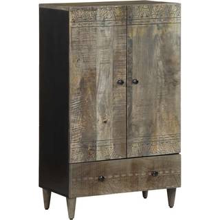 højskab 60x33x100 cm massivt mangotræ