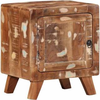 Sengebord 40X32X46 Cm - 1 / Massivt genanvendt træ