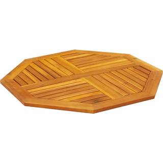 Bordplade 40X40X2 Cm Massivt Akacietræ - Ottekantet / 90 cm