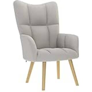 lænestol stof skygrå