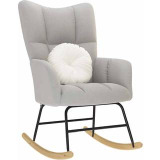 gyngestol stof skygrå