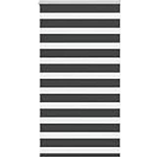 zebragardin sort 70x150 cm stofbredde 65,9 cm polyester
