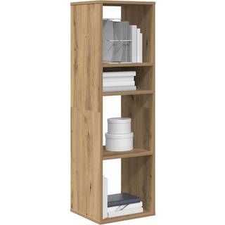 bogskab 34x31x112 cm konstrueret træ kunsteg