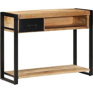 Konsolbord 100X35X75 Cm - Massivt ru mangotræ