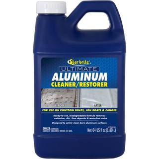 Star Brite Ultimate Aluminium Cleaner & Restorer - Aluminium Boat Cleaner - Perfekt til pontonb?de Jon Boats & Canoes (No Sprayer) - 64 oz (08776