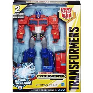 Transformers legetøj Optimus Prime Cyberverse Ultimate Class Action Figur - Gentagelig matrix Mega Shot Action Attack Move - Toys for Kids 6 & Up