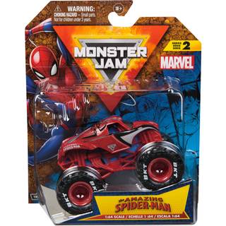 Monster Jam Marvel Officiell Spider-Man Monster Truck Die-Cast Vehicle 1:64 Skala Super Hero Kids Toys For Boys Ages 3 och uppåt