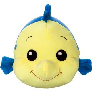 Disney Store Officielle Princess Friends Plysdukke (Flunder fra Den Lille Havfrue) Sm tjdyr med broderede funktioner Plyslegetj Plyslegetj ti