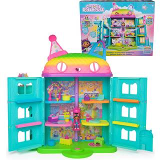 Gabby's Dollhouse 15 pcs Celebration dukkehus 25-tommer hjt med legetjsfigurer Dukkehusmbler & 10 lyde Brnelegetj til piger og drenge i alde
