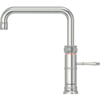 Quooker Classic Fusion Square Køkkenarmatur u/ beholder - rustfri stål