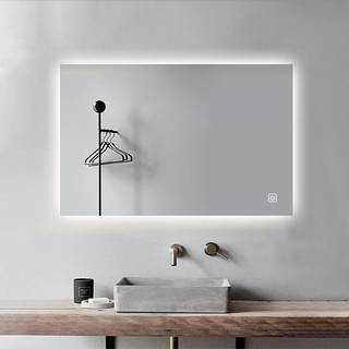 Koniseur Backlight badeværelses spejl, LED – lampeudtag - Antidug (Variant: Størrelse: Højde 75 cm Brede 100 cm)