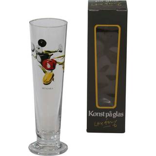 Lasse Åberg Beer Jubilæum 40 Cl Mussaka - Ølglas Glas Klar - 9009