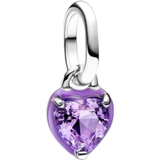 Pandora 793042C04 Anhänger Silber Lila Chakra-Herz