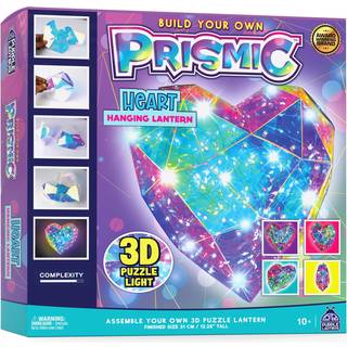 Prismic Make Your Own Lantern Heart 3D Light-Girls Arts and Crafts Alder 8-12 Gaver til 8 9 10 11 12 år gamle piger fødselsdagskunst og håndværk