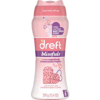 Dreft Blissfuls Duftforstærkerperler til vask, Babyfrisk duft, 13,4 oz