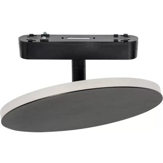 Lindby LED-skinnelampe Lumaro, sort, aluminium, 48V, dæmpbar