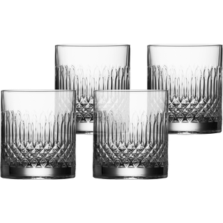 Diamante Vandglas/whiskyglas 4 stk. fra Luigi Bormioli - Klar farve - son.hyx® krystalinglas