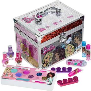 Barbie Movie Kids Makeup Kit til piger Virkelig vaskbar legetøjsmakeup Set Barbie Gift Play Makeup og foregive legelegetøj Alder 3 4 5 6 7 8 9 10