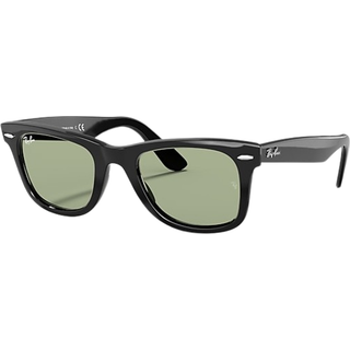 Ray-Ban RB2140F WAYFARER Asian Fit 601/52 52 Solbriller Mænd Black - Black - 52mm
