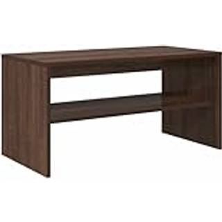 tv-bord 80x40x40 cm konstrueret træ brun egetræsfarve