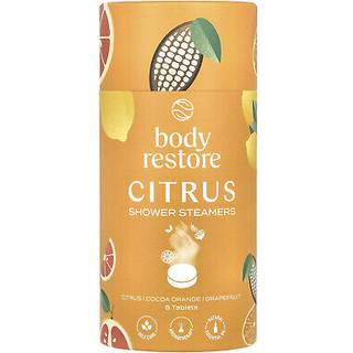 Body Restore Citrus dufttabletter til brusebad 6 stk. - 6 stk.