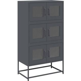Højskab Stål - Antracitgrå / 68 x 39 x 123 cm