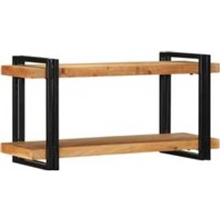 Væghylde - Massivt akacietræ / 90 x 33 x 45 cm