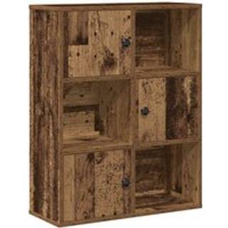 Bogreol 60X24X101,5 Cm Konstrueret Træ Antikt Træ Gammelt Træ - 60 cm / 76.5 cm