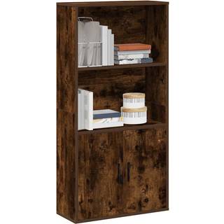 Bogreol 60X24X Konstrueret Træ - Røget eg / 120 cm