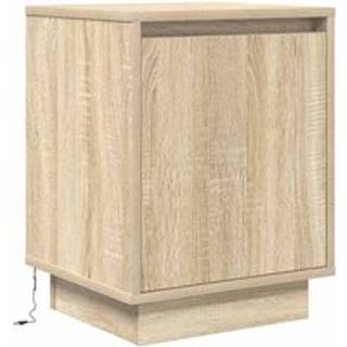 Sengeskabe Med Led-Lys 38X34X50 Cm - 1 / Sonoma-eg