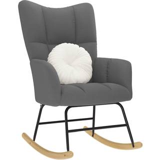 gyngestol stof mørkegrå