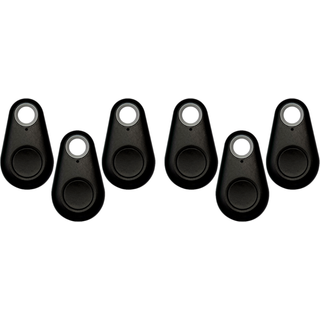 Bluetooth Nøglefinder, Sort - 6 stk.