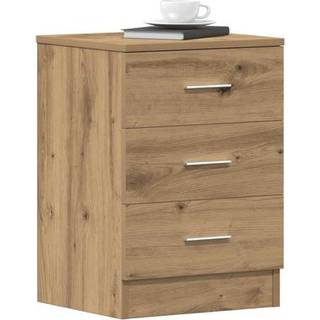 sengebord 38x35x55 cm konstrueret træ kunsteg