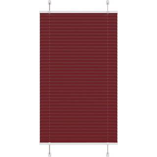 Plisségardin Bordeauxrød 75x100 cm Stofbredde 74,4 cm Polyester