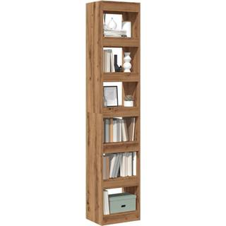 bogreol/rumdeler 40x30x198 cm kunsteg