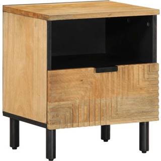 Sengeborde 40X33X46 Cm Massivt Brun - 1 / mangotræ