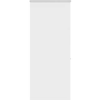 Bruserullegardin Stofbredde 76 Cm Hvid - med kassette / 110 x 240 cm