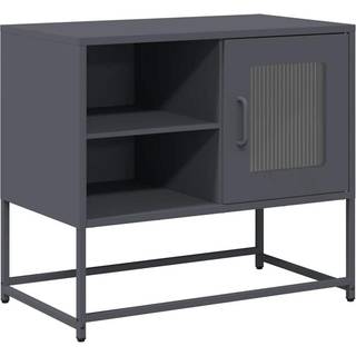 Tv-Bord 100,5X39X60,5 Cm Stål - 68 cm / Antracitgrå