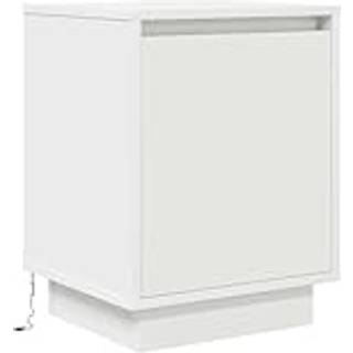 Sengeskabe Med Led-Lys 38X34X50 Cm - 1 / Hvid