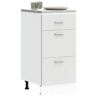 underskab "Lyon" hvid 40x46x81,5 cm konstrueret træ