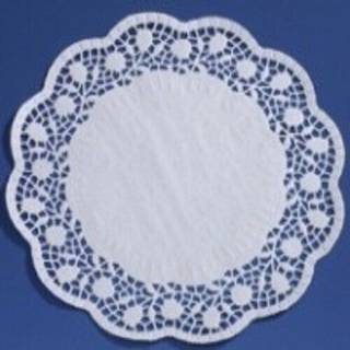 100 stk. Hvide Runde Kagepapir Ø 30 cm – Skab festlige og sikre serveringer