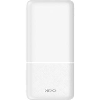 DELTACO Powerbank 20000 mAh, 2x USB-A, 1x USB-C