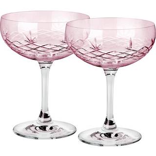 Frederik Bagger - Crispy Topaz Gatsby champagneskåle, pink, 2 stk - 33 cl