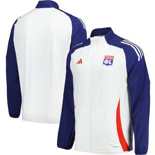 Olympique Lyonnais Tiro 24 Presentation jakke - White Tint / Midnight Indigo / Bright Red - 2XL