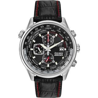Citizen Red Arrows CA0080-03E Eco-Drive Black Leather Strap Watch - W3817