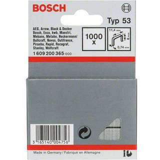 BOSCH Fintrådklammer type 53 11,4 x 0,74 x 8 mm