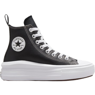 Converse Converse Black/White Move Leather Platform Youth High Top Trainers