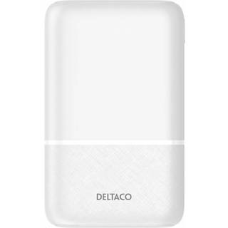 Deltaco PB-C1005 Powerbank - Hvid - 10000 mAh