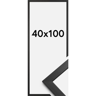 Ramme Stilren Akrylglas Sort 40x100 cm